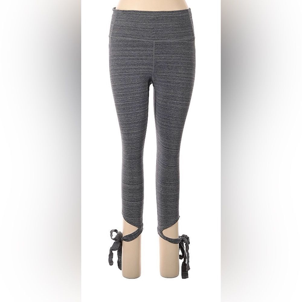 Gap Fit Performance Cotton Leggings Size Large with Ties - Picture 1 of 5